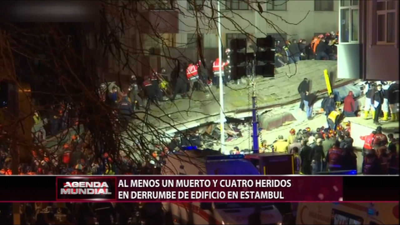 Al Menos Un Muerto Y Cuatro Heridos En Derrumbe De Un Edificio En Estambul