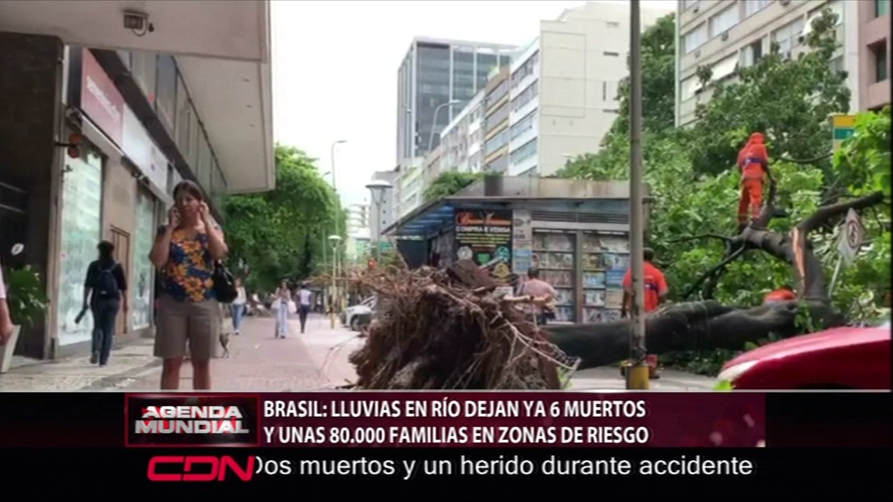 Lluvias En Río Dejan Ya 6 Muertos Y Unas 80,000 Familias En Zona De Riesgo