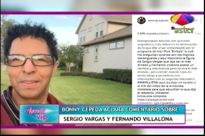 Bonny Cepeda Aclara Comentario Sobre Sergio Vargas Y Fernandito Villalona