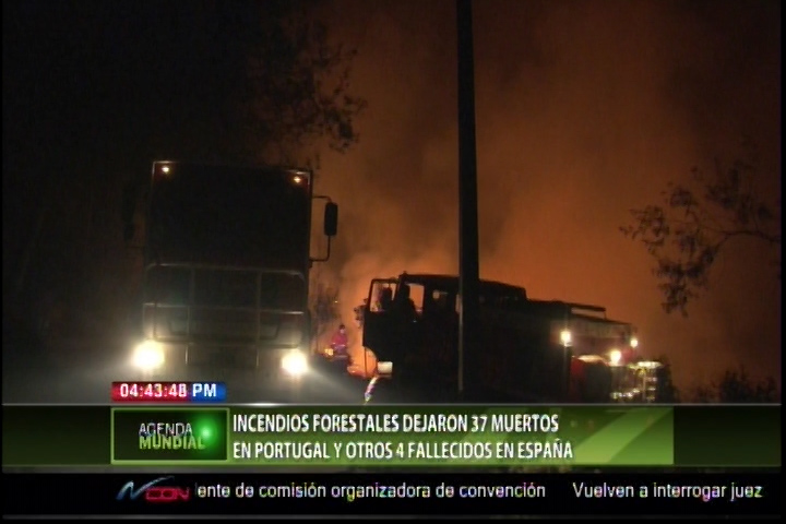 Incendios Forestales Dejaron 37 Muertos En Portugal Y Otros 4 Fallecidos En España