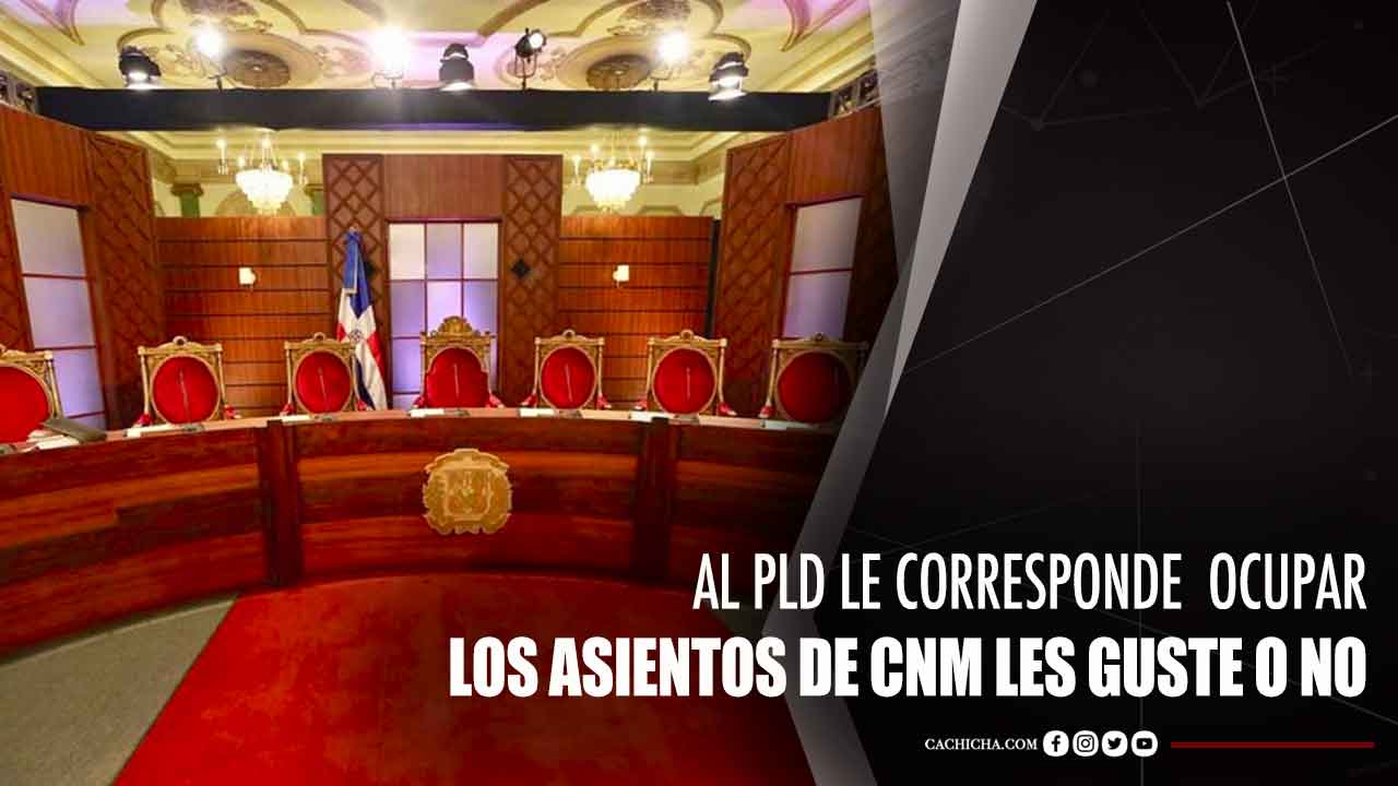 Al PLD Le Corresponde  Ocupar Los Asientos De CNM Les Guste O No