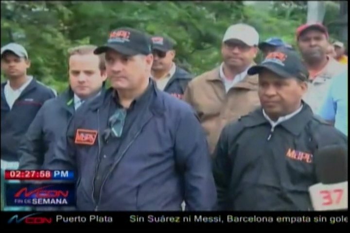Ministro De Obras Públicas Y Senador Del PRM Supervisan Obras Afectadas En Imbert Puerto Plata