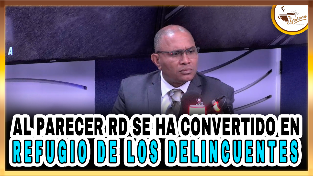 Dugueslin Santana: “Al Parecer RD Se Ha Convertido En Refugio De Los Delincuentes” | Tu Mañana By Cachicha