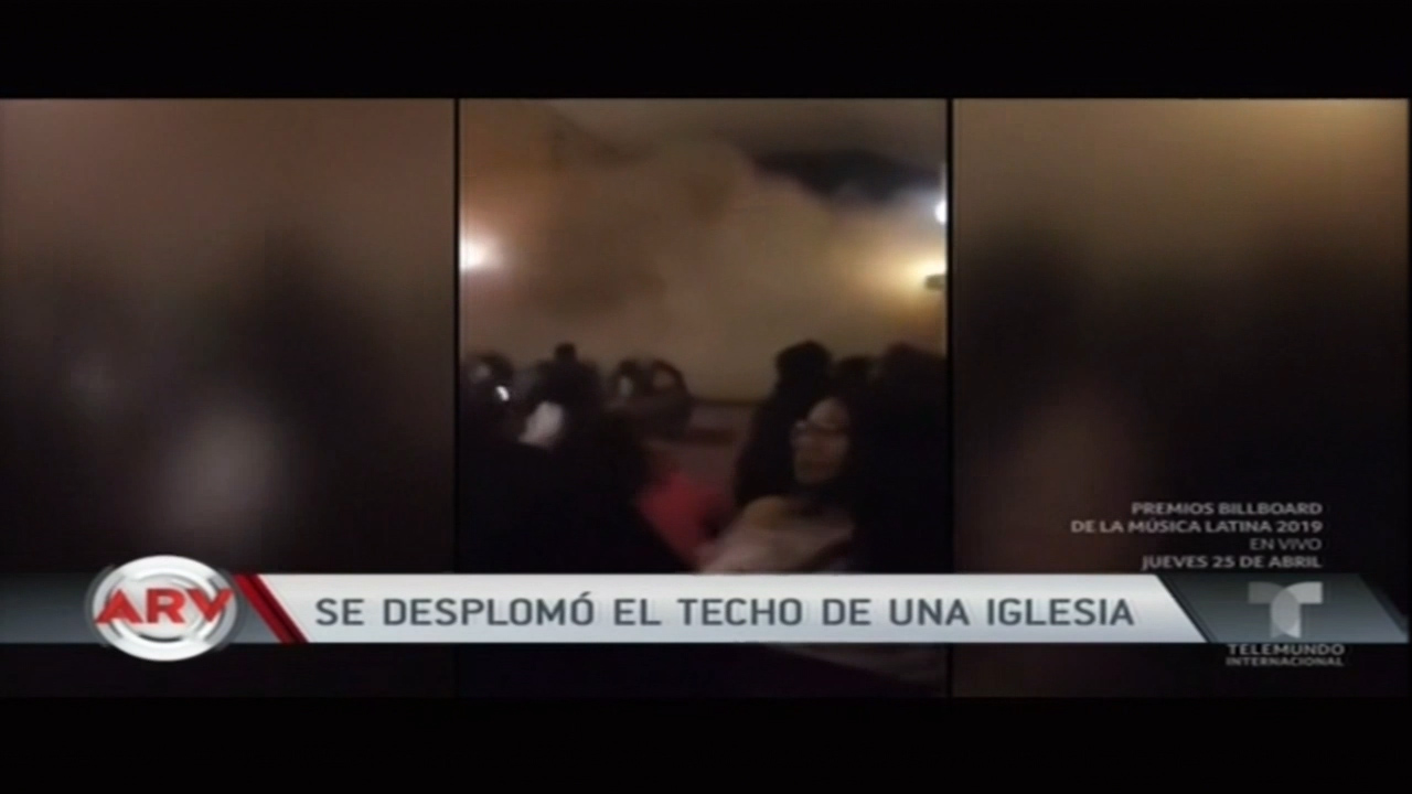 Se Desplomó El Techo De Una Iglesia