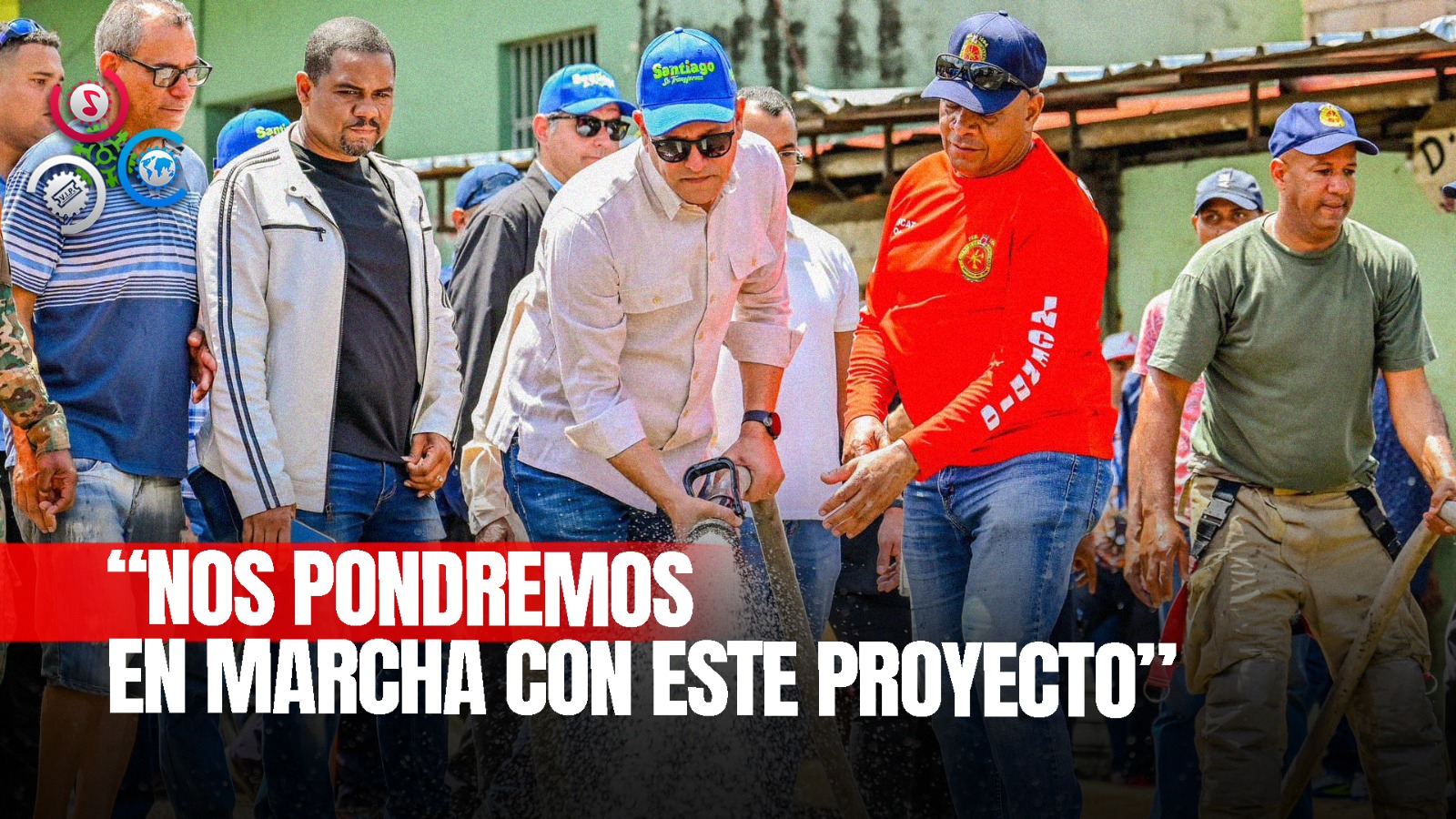 Alcalde Ulises Rodríguez Interviene La Estación De Bomberos De La 27 De Feb En El Sector El Dorado