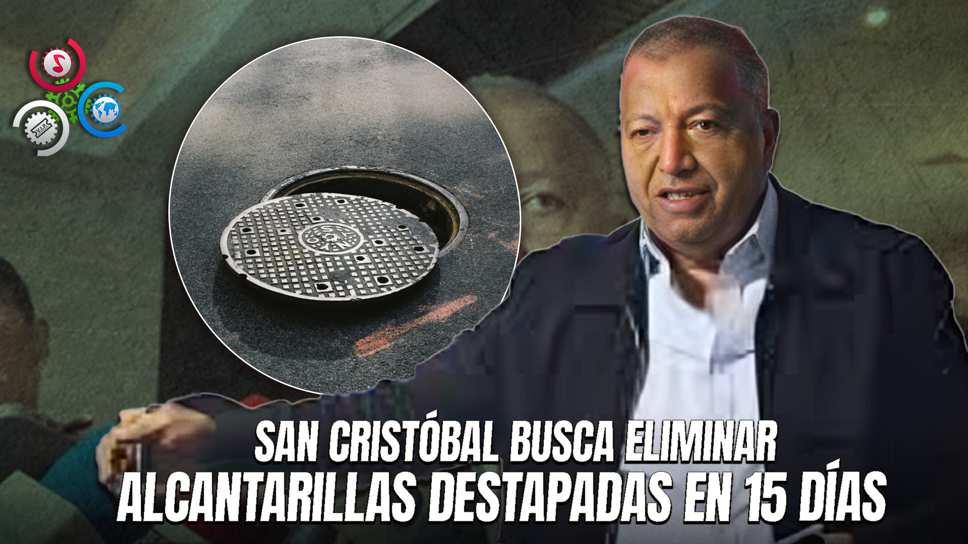 Alcalde De San Cristóbal Promete Tapar Todas Las Alcantarillas En Dos Semanas