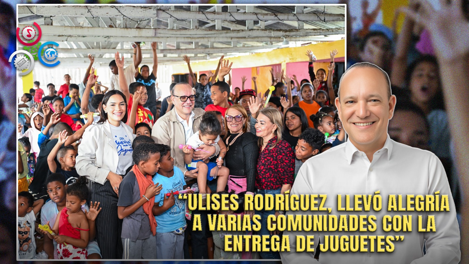 Alcalde De Santiago Lleva Alegría A Niños Con Entrega De Juguetes