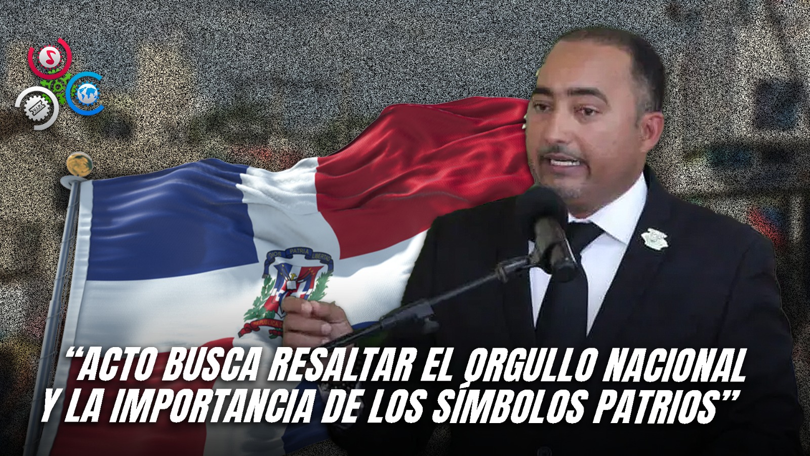 Alcalde De Verón-Punta Cana Recibe La Bandera Dominicana Para Letrero De Friusa