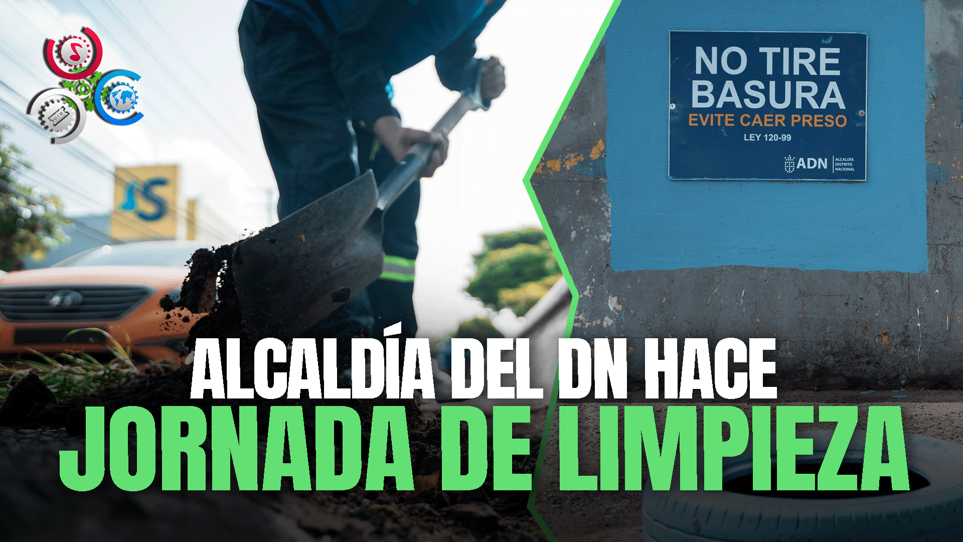 Alcaldía Del DN Realiza Operativo De Concientización Y Limpieza En Avenida Independencia