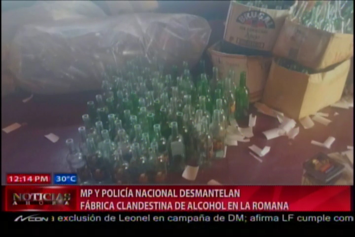Mp Y Policía Nacional Desmantelan Fábrica Clandestina De Alcohol #Video