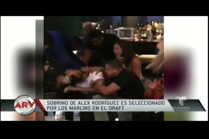 Sobrino De Alex Rodríguez Es Seleccionado Por Los Marlins En El DRAFT