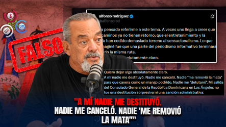 Alfonso Rodríguez Niega Haber Sido Destituido Como Cónsul En Los Ángeles Y Acusa A Medios De Difundir Información Falsa