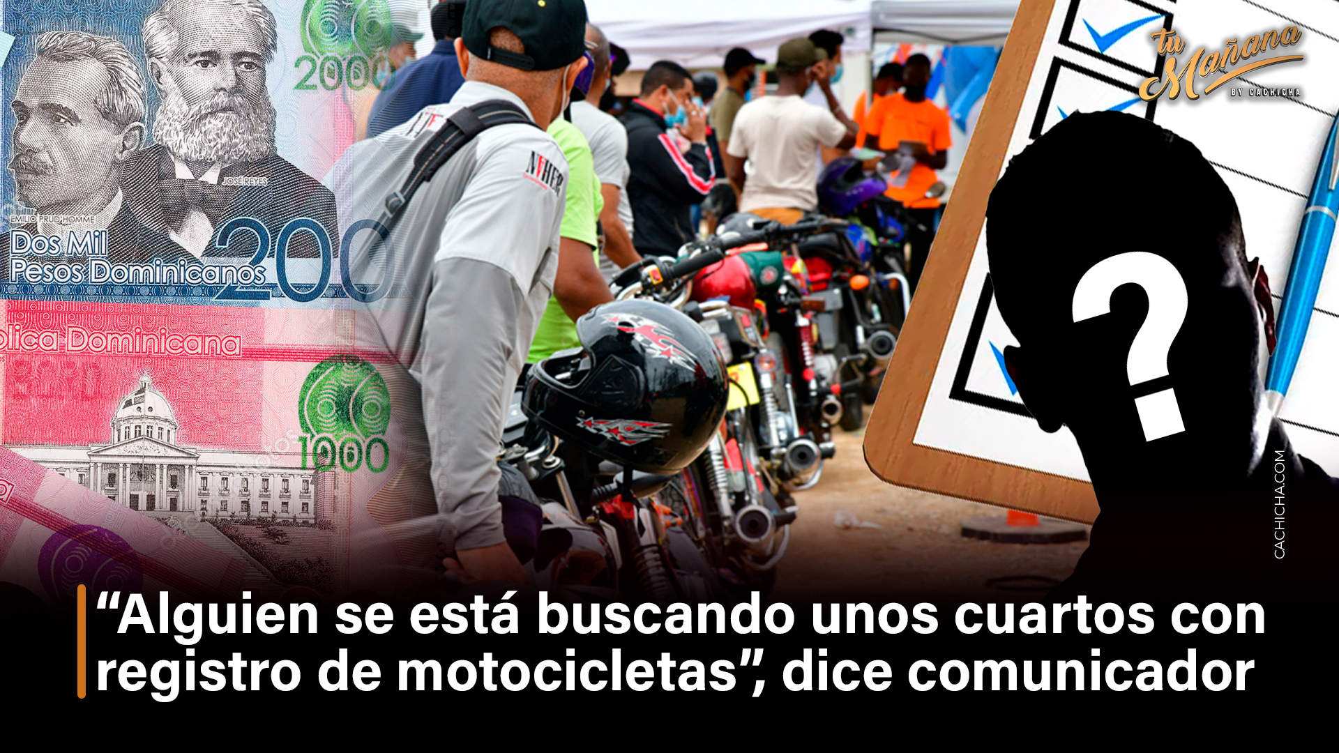 “Alguien Se Está Buscando Unos Cuartos Con Registro De Motocicletas”, Dice Comunicador