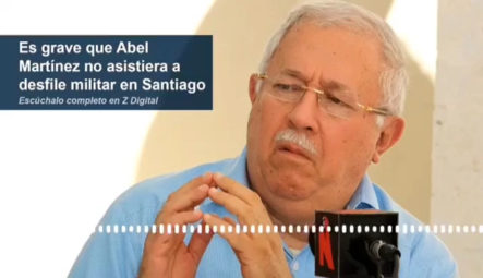 Álvaro Arvelo Considera Como Grave Que El Alcalde Abel Martínez No Asistiera Al Desfile Militar En Santiago.