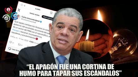 Amarante Baret Dice Que Apagón Tiene Intención De Tapar Otros Escándalos Que Afectan Al Gobierno