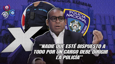 Aníbal Díaz Cuestiona Aspirantes Que Buscan “crear Crisis” Para Ascender En La Policía Nacional