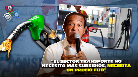 Antonio Marte Propone Combustible A Precio Fijo Para El Transporte Y Rechaza Aumento Al Subsidio