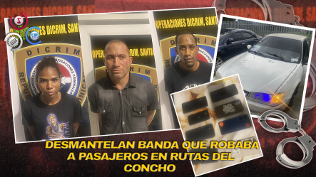 Apresan A Tres Presuntos Asaltantes Que Utilizaban Carros Del Concho Para Robar En Santiago
