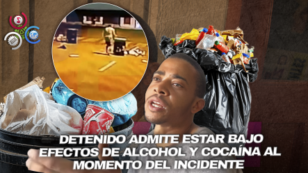 Apresan En La Vega A Hombre Que Lanzó Basura En Plena Avenida