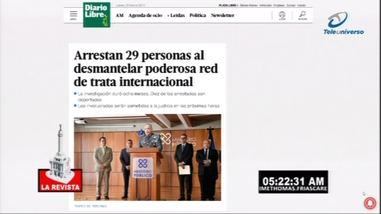 Apresan 29 Personas En Mayor Operativo De Inteligencia En RD