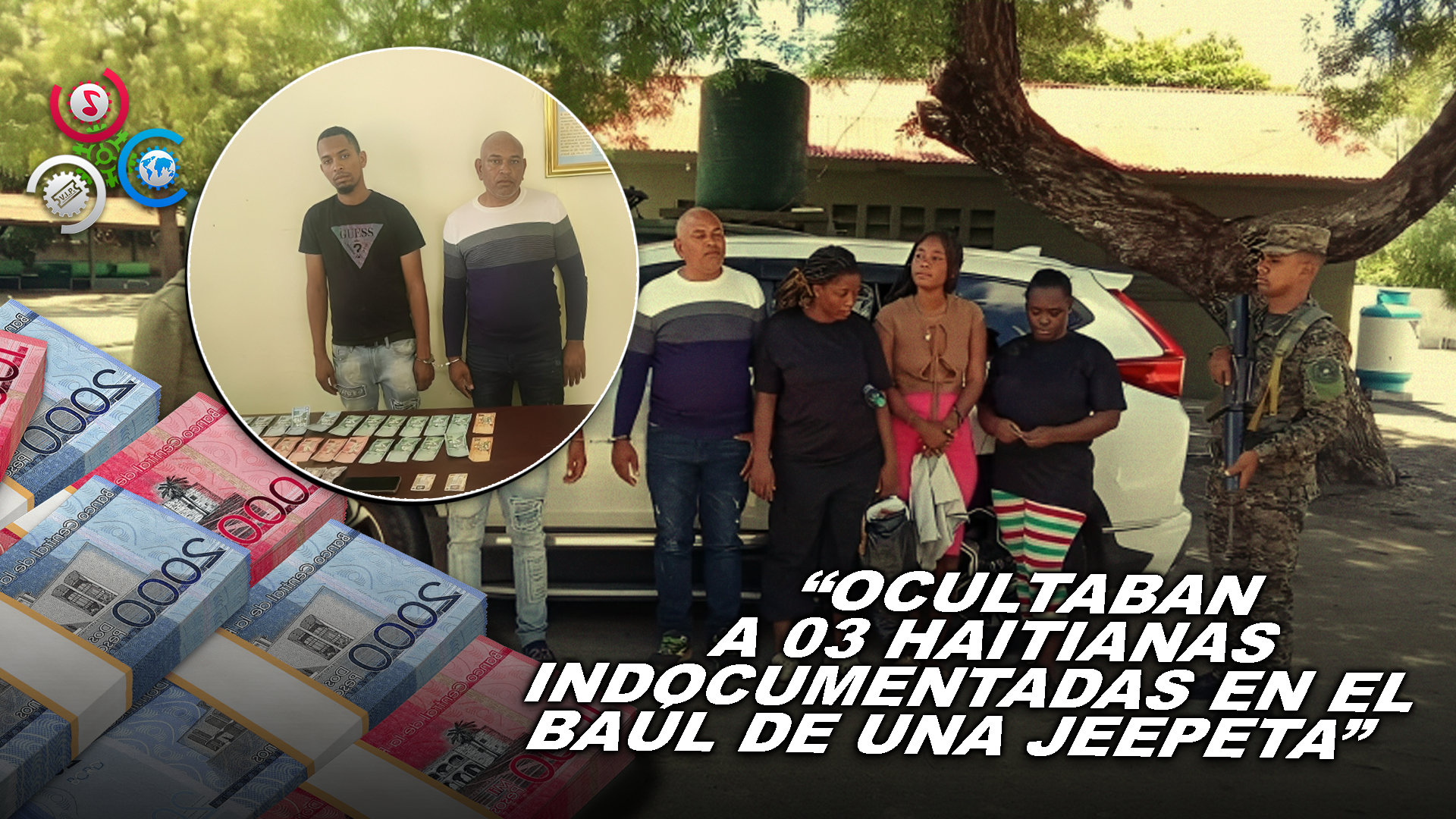 Arrestan A Dos Hombres Por Transportar Haitianas Indocumentadas En Jeepeta En San Juan De La Maguana