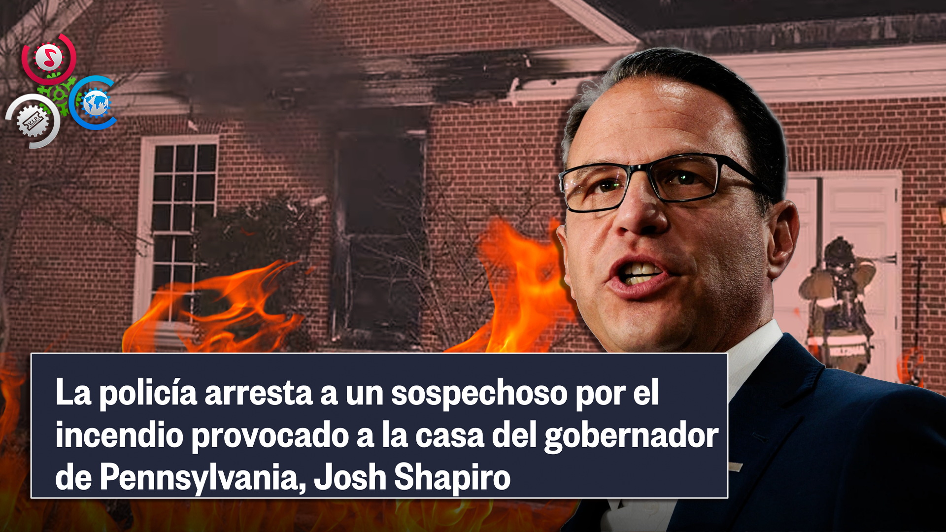 Arrestan A Sospechoso Por Incendio Provocado En La Casa Del Gobernador De Pennsylvania, Josh Shapiro
