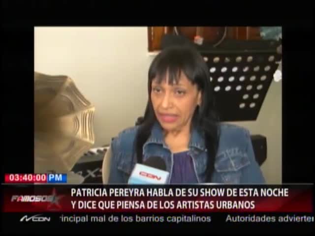 Artista Patricia Pereyra Habla De Lo Que Piensa De Los Artistas Urbanos
