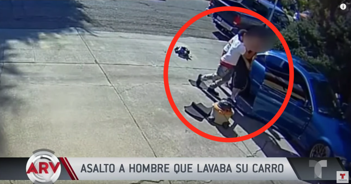 Asaltantes Encañonan A Un Hombre Mientras Lavaba Auto Frente A Su Casa En California