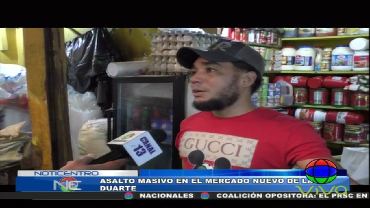 En El Mercado Nuevo De La Duarte Delincuentes Roban Varios Negocios
