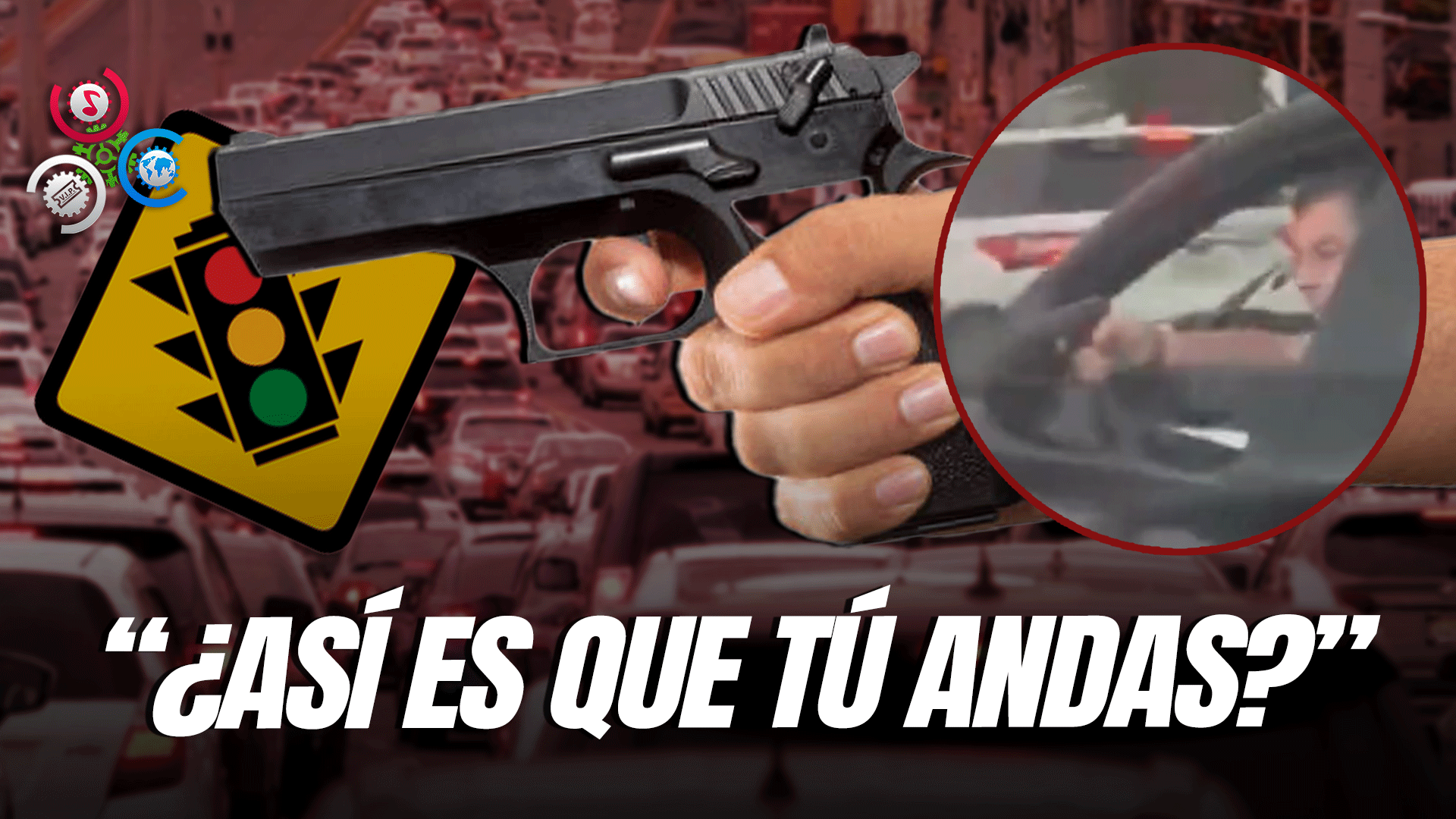 Conductor Intimida Con Arma De Fuego A Otro Para Que Ceda Paso Durante Tapón En Santo Domingo