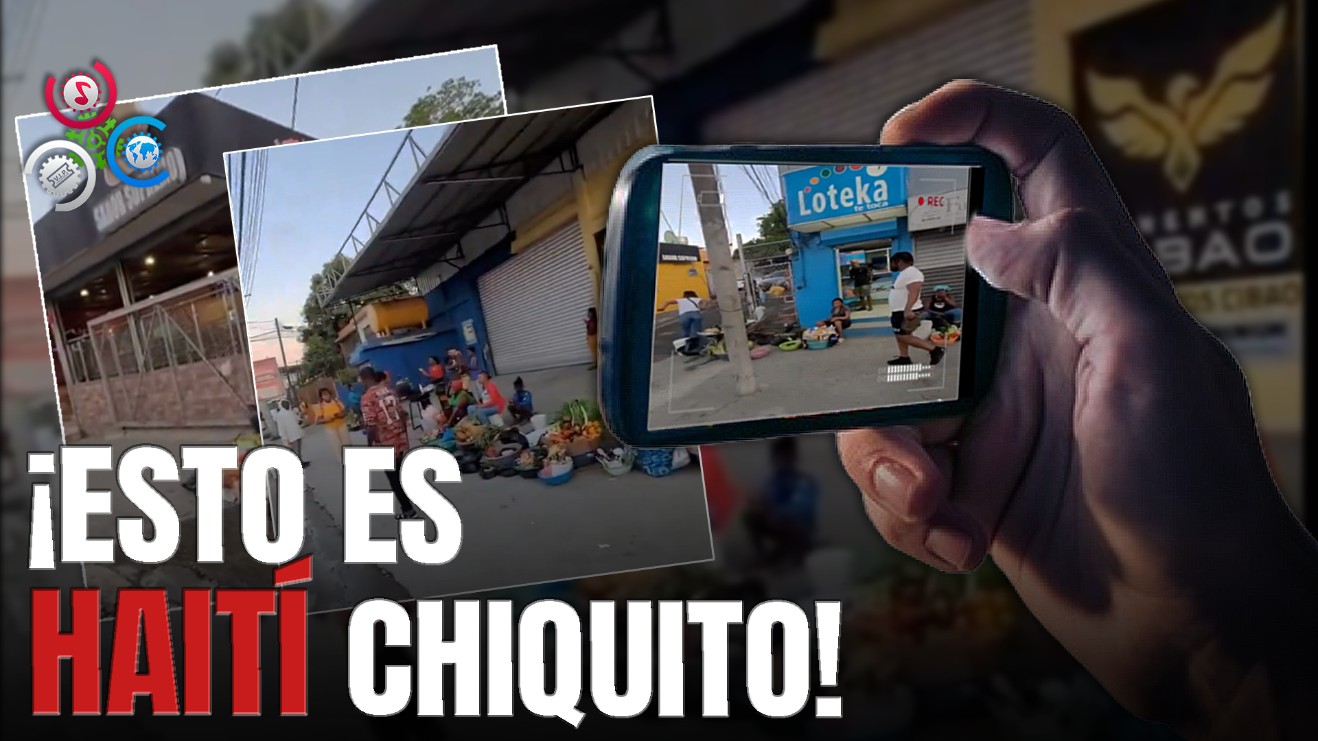 Así Denuncia Ciudadano, Aceras Inundadas De Haitianos En Zona Sur De Santiago