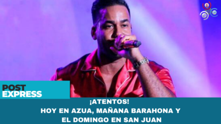 Romeo Santos: Hoy En Azua, Mañana Barahona Y El Domingo En San Juan