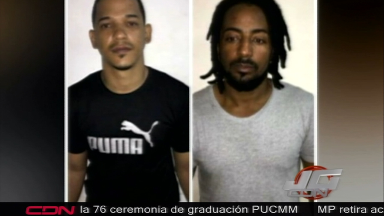 En La Romana Policía Capturo Dos Personas Supuestamente Cabecilla De Banda De Sicariato