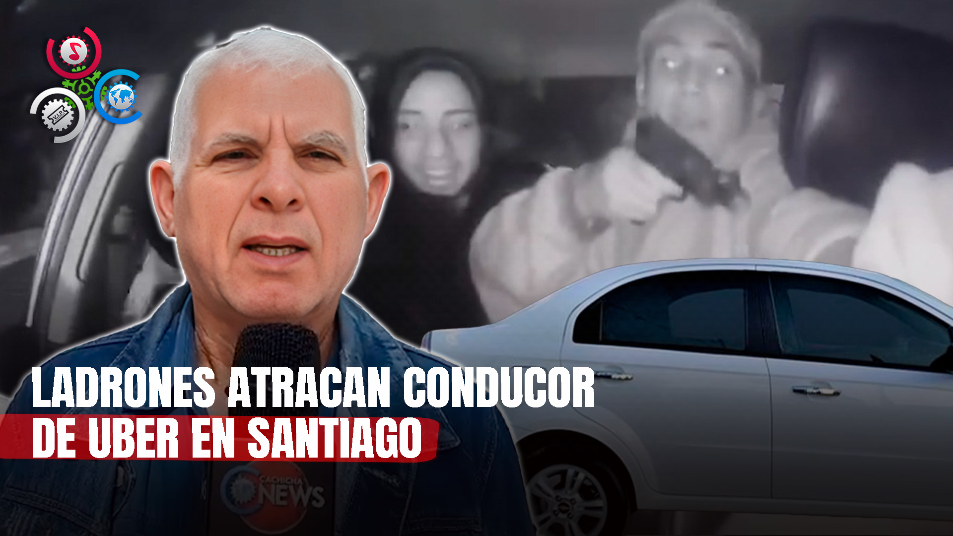 Ladrones Asaltan En Pleno Viaje A Chofer De Uber En Santiago