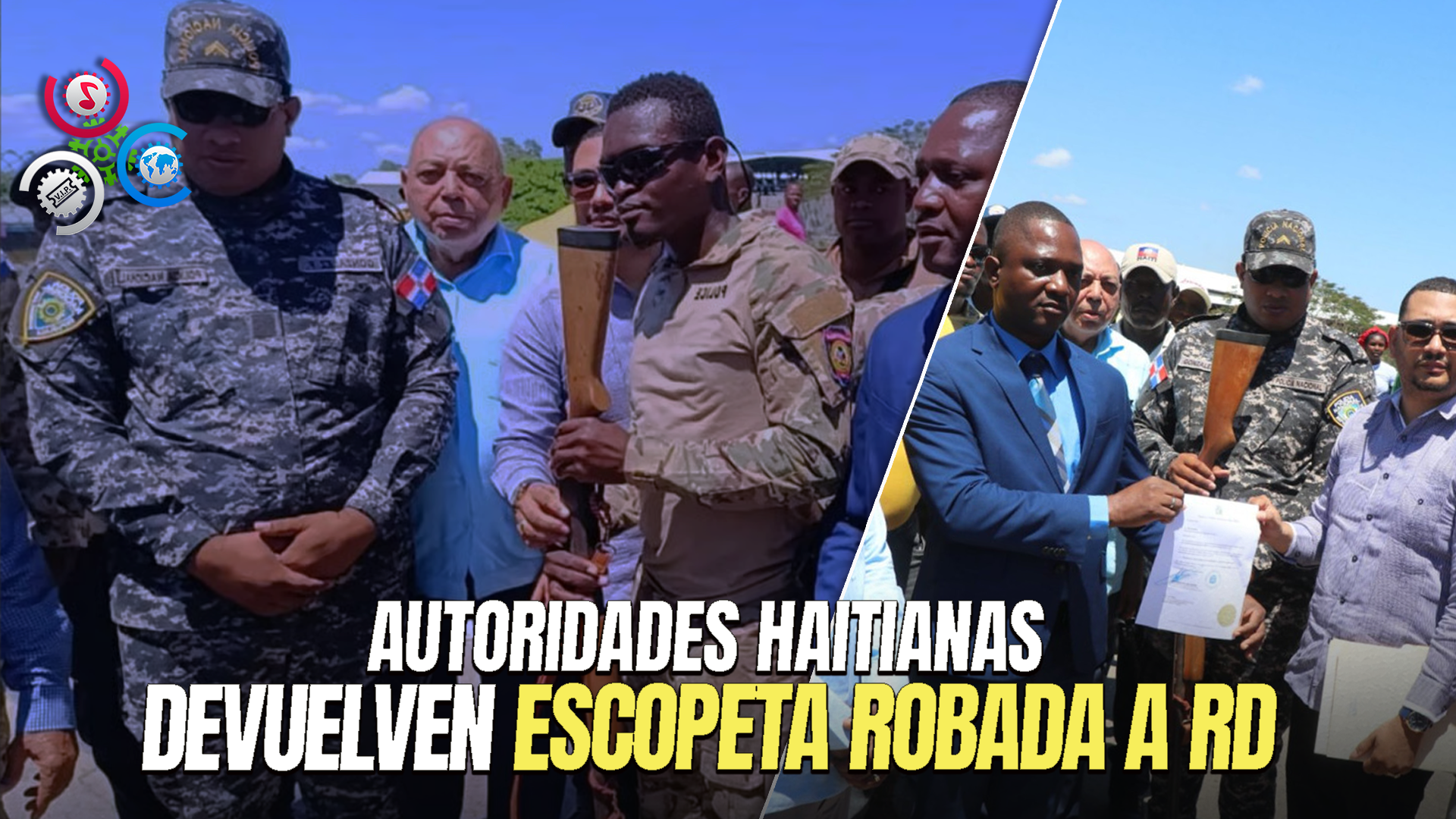 Autoridades De Haití Devuelve Escopeta Robada En RD Tras Operación Conjunta En La Frontera