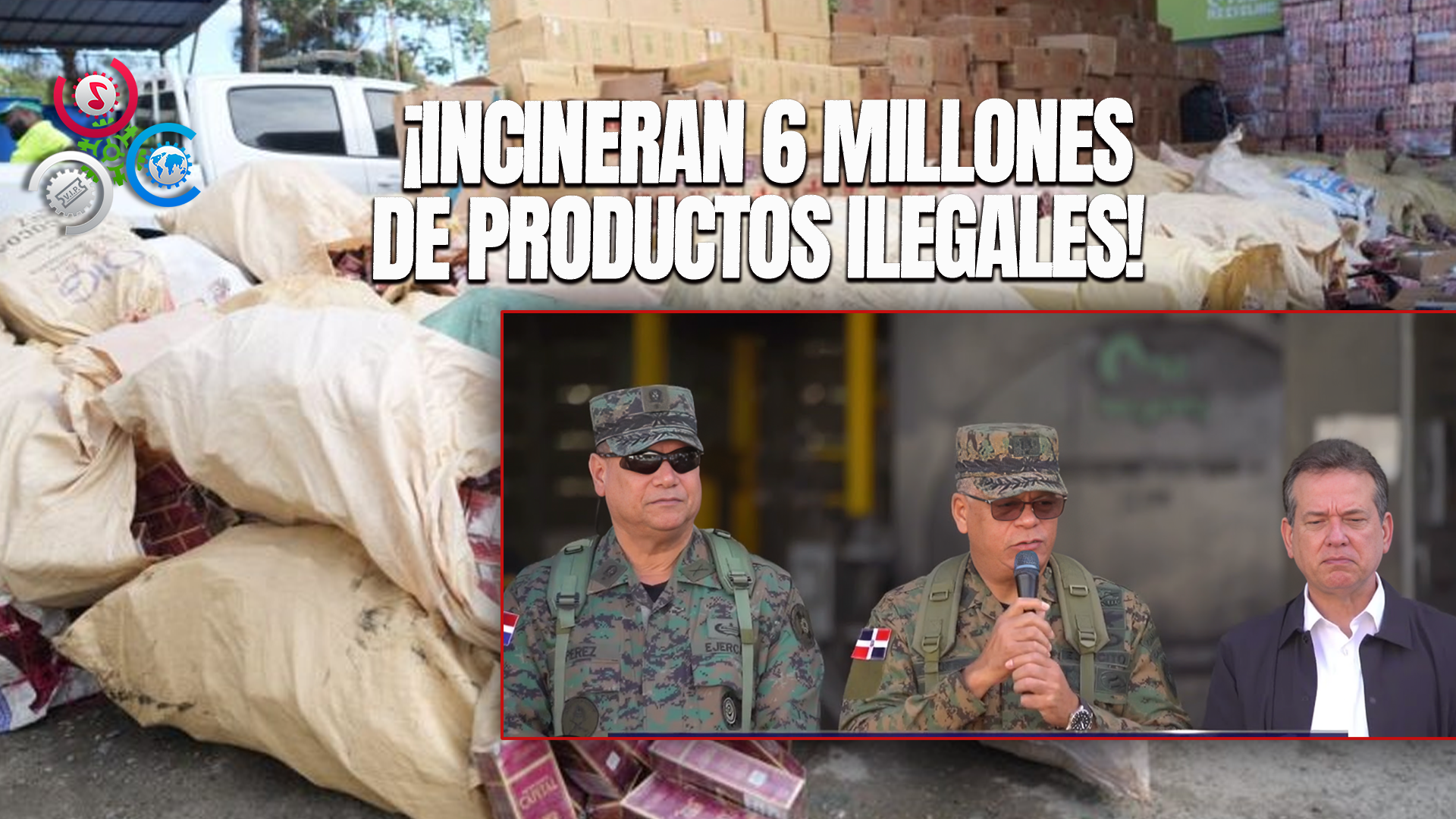 Autoridades Incineraron Más De 6 Millones De Productos Ilegales