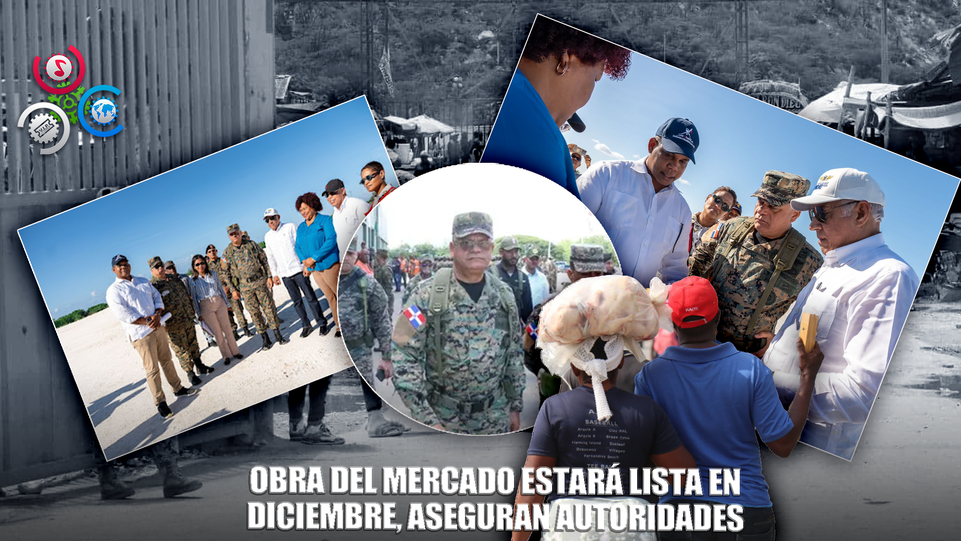 Autoridades Inspeccionan Futuro Mercado Fronterizo En Jimaní