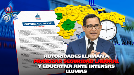 Ministerio De Trabajo Exhorta A Flexibilizar Jornada Laboral Ante Alerta Amarilla Por Condiciones Climáticas