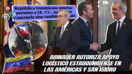 RD Permite Uso De Aeropuertos Por EE. UU. Para Operaciones Antidrogas: Autorizados Para Venezuela Y Haití