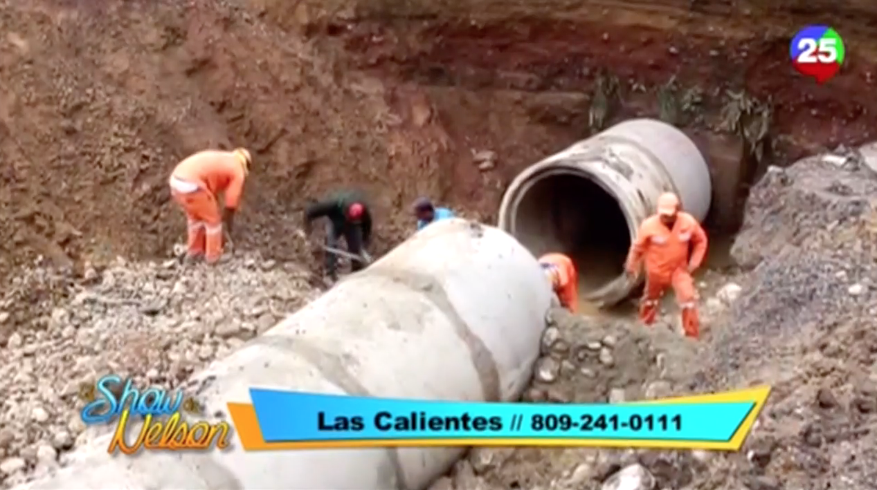 Avanzan Los Trabajos De Reconstrucción De Tramo De La Autopista Duarte Tras Socavón