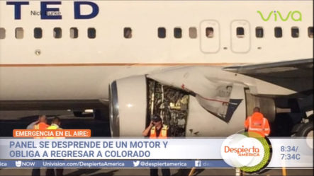 Panel Se Desprende De Un Motor De Avión Y Obliga A Regresar A Colorado