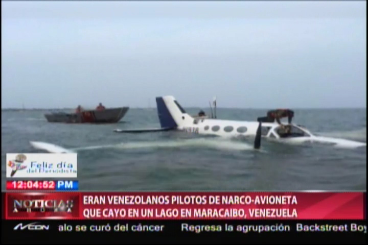 Eran Venezolanos Pilotos De Narco-Avioneta Que Cayó En Un Lago De Venezuela