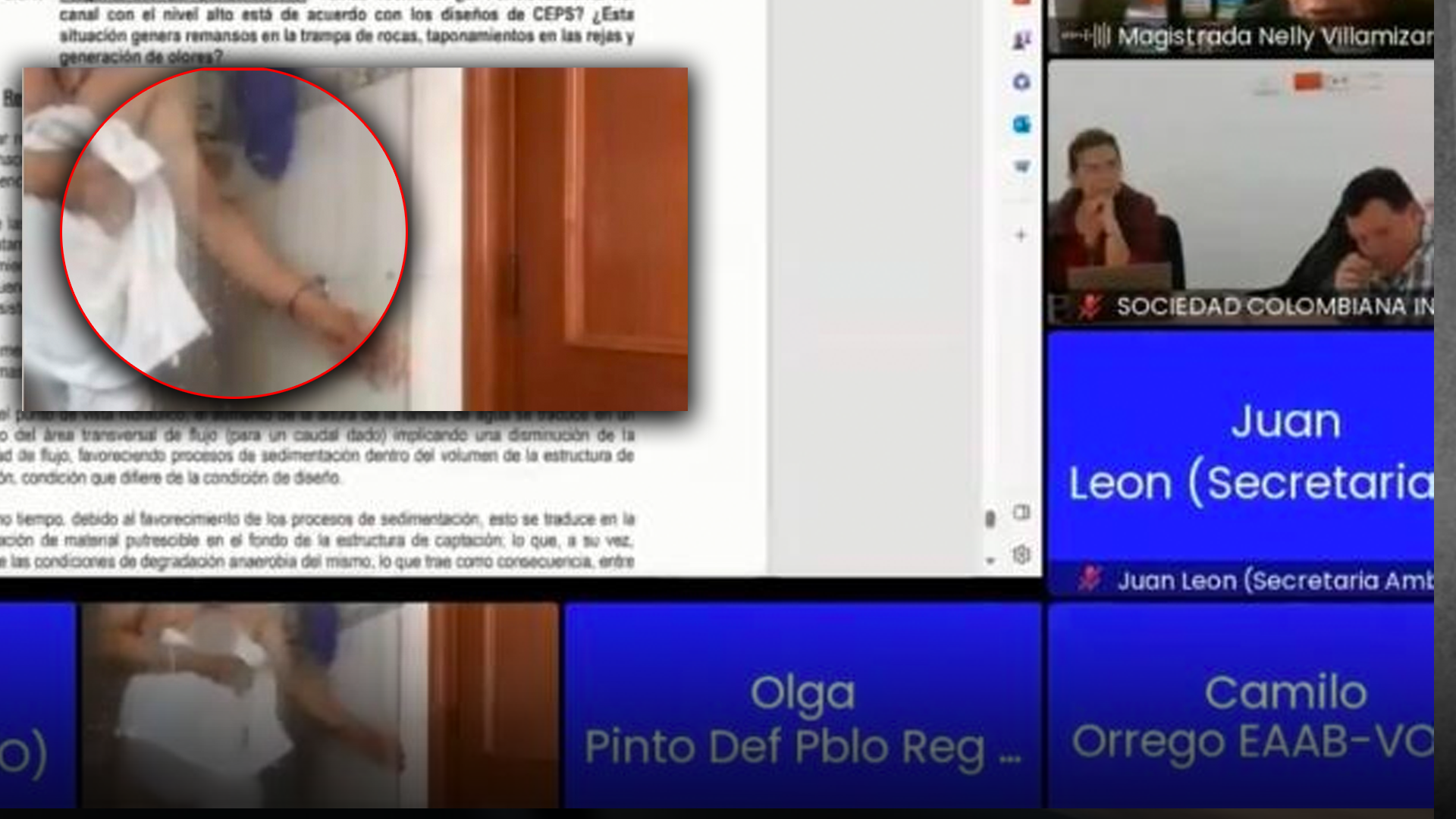 Captan Abogado Metiéndose A Bañar En Plena Audiencia Virtual En Colombia
