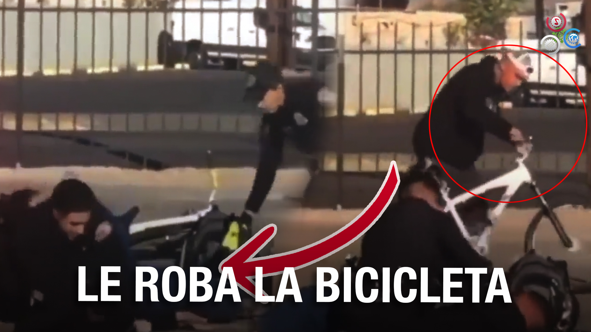 ¡La Peor Suerte, Hombre Es Atracado Mientras La Policía Lo Somete!