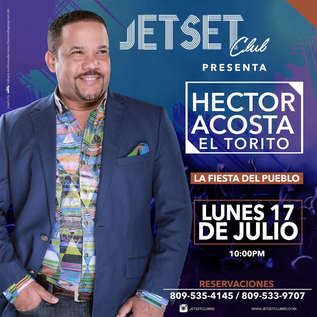 Lunes 17 De Julio Hector Acosta “El Torito” En Jetset Club