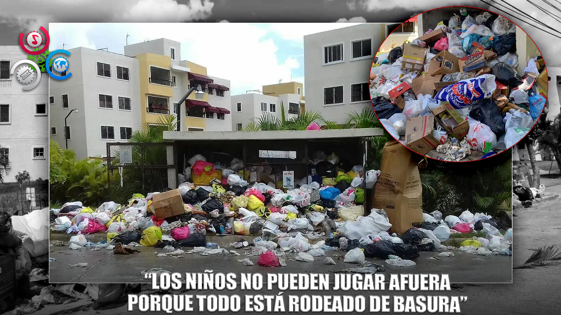 Basura Arropa Residencial Carmen Renata Por Falta De Recogida
