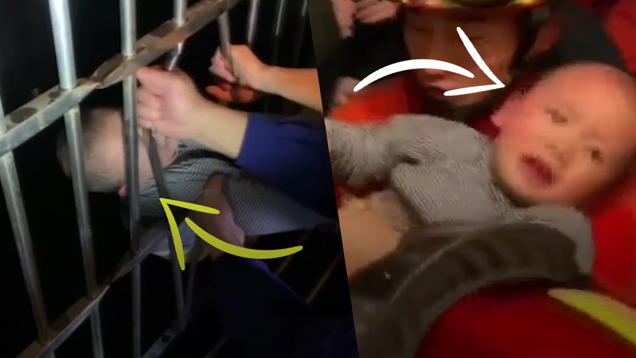 ¡IMPACTANTE! Un Bebé Que Calló Desde Un Balcón 12 Piso Arriba Logra Salvar Su Vida Al Agarrarse De Unas Verjas