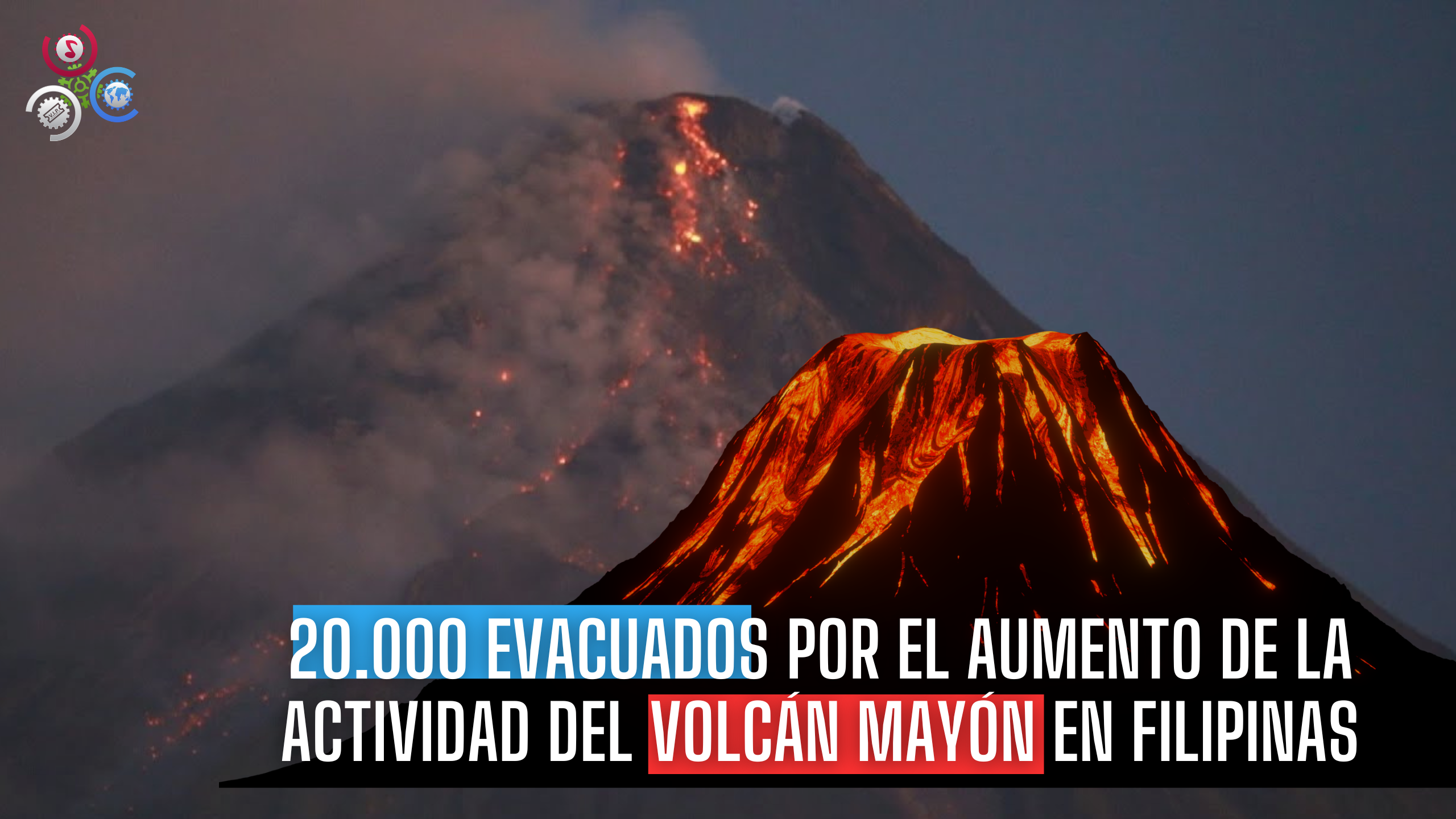 20.000 Evacuados Por El Umento De La Actividad Del Volcán Mayón En Filipinas