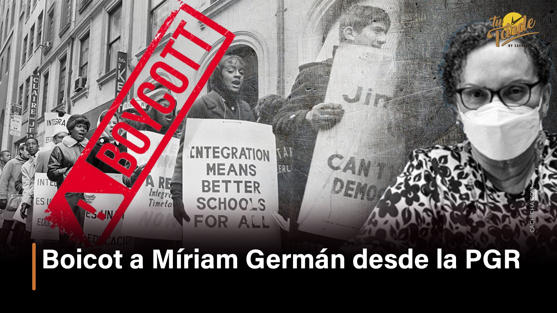 Boicot A Míriam Germán Desde La PGR