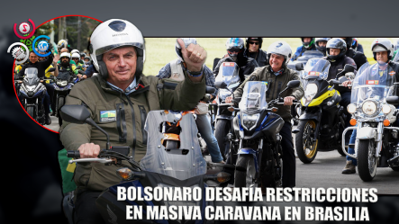 Bolsonaro Lideró Una Nueva Marcha De Motociclistas En Las Calles De Brasilia